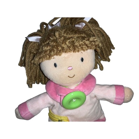 Learning Activity Doll  Button  Zip  Buckle Tie  13 inch  Soft Doll - Picture 2 of 6